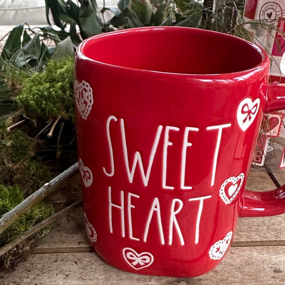 Rae Dunn Valentine’s Day sweet heart red coffee mug